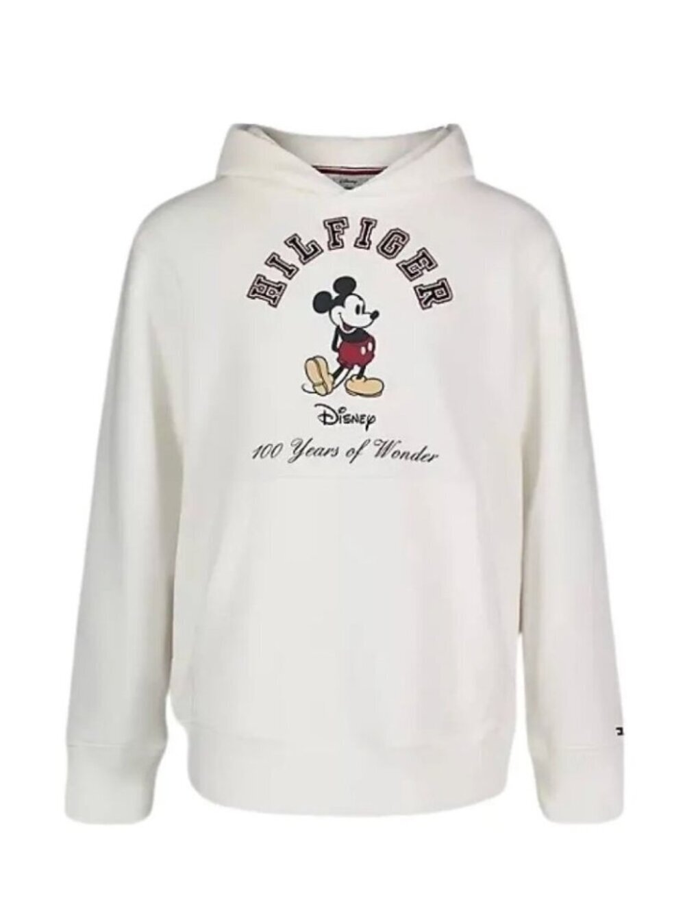 Tommy Hilfiger x Disney Collab Mickey White Hoodie Kids Size M